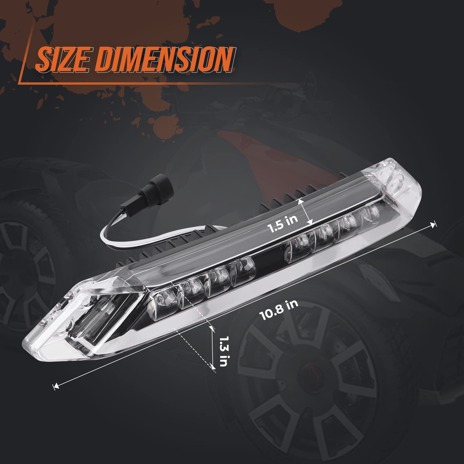 Photo of Kemimoto Front Bumper Light Bar For Can-Am Ryker 600, 900 by Kemimoto - Premium for UTVs / Side by Sides