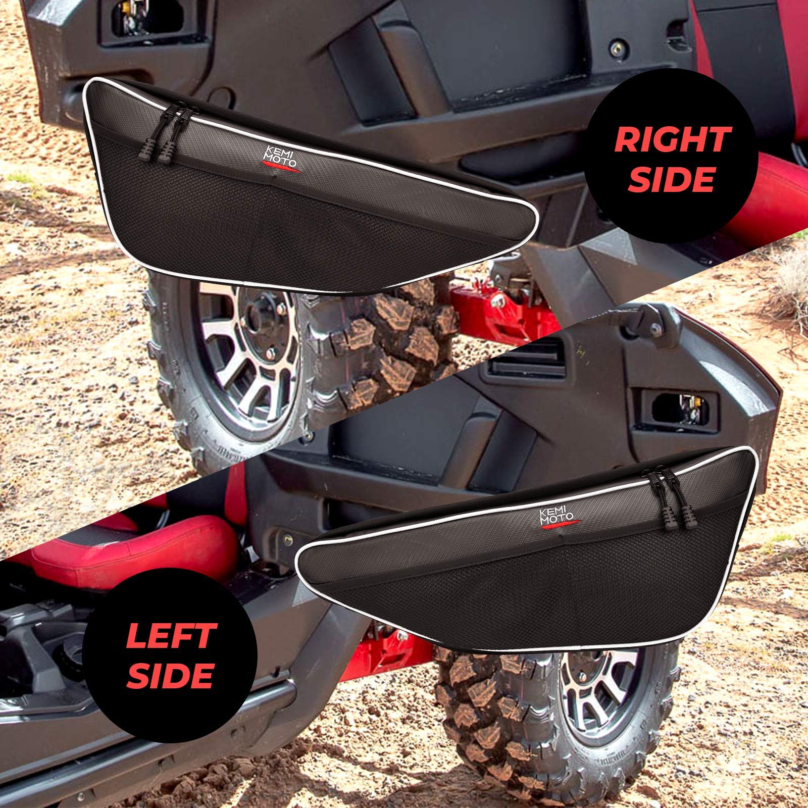 Photo of Kemimoto Door Bags & UTV Bed Tailgate for Talon 1000r 1000x 1000x-4 by Kemimoto - Premium for UTVs / Side by Sides
