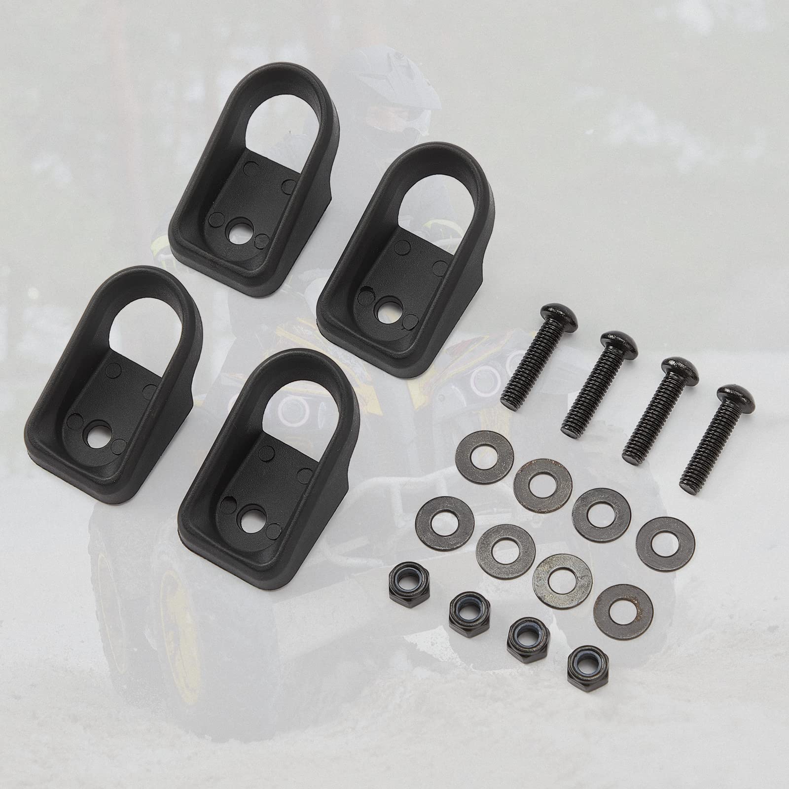 Photo of Tie Down Bracket Hook Tie-Down Anchors for Renegade by Kemimoto - Premium for UTVs / Side by Sides
