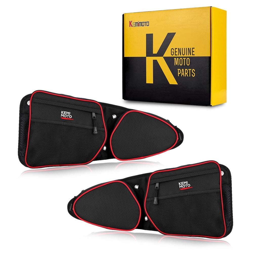 Photo of Kemimoto Front Side Door Bags with Knee Pad for Polaris RZR XP 1000 by Kemimoto - Premium for UTVs / Side by Sides