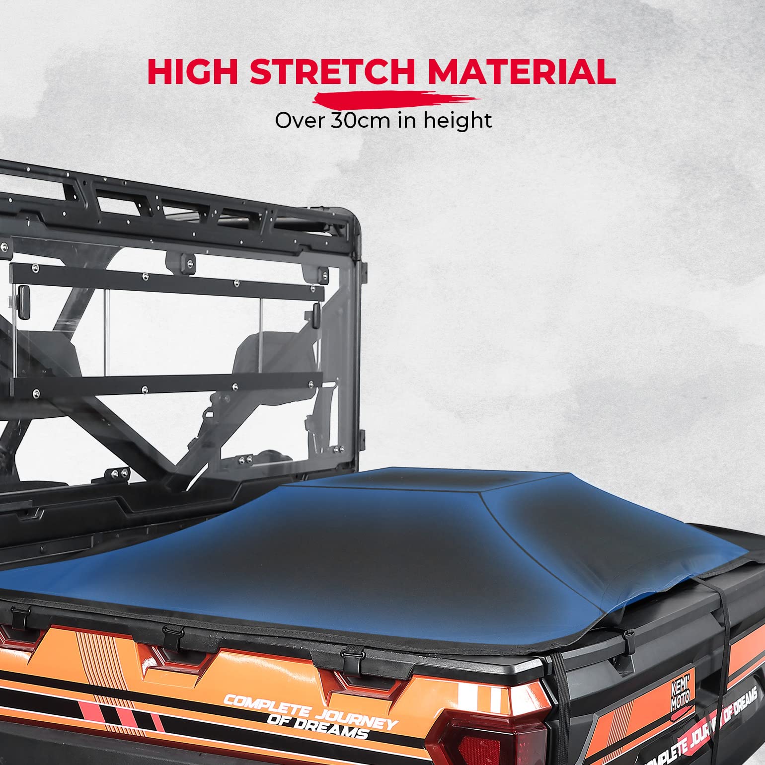 Photo of UTV Cargo Bed Cover for Polaris Ranger XP 1000 / Crew by Kemimoto - Premium for UTVs / Side by Sides