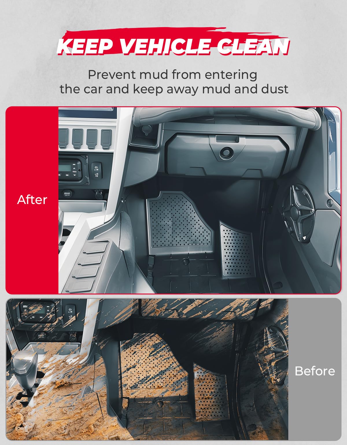 Photo of Mudguard Fender Flares Splash Guard for Yamaha Wolverine by Kemimoto - Premium for UTVs / Side by Sides