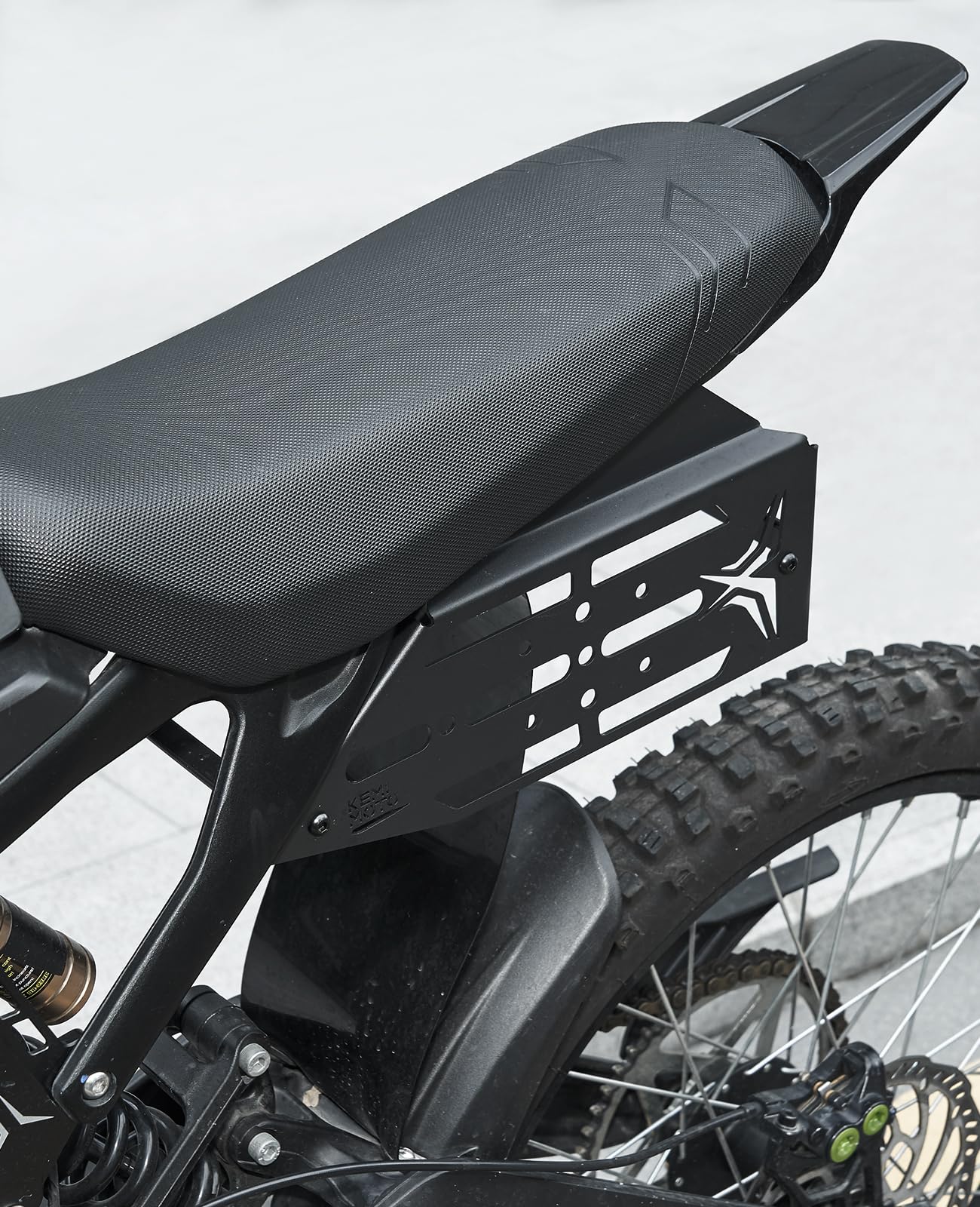 Photo of Motorcycle Side Racks Saddlebag Support Racks for Sur-Ron Light Bee by Kemimoto - Premium for UTVs / Side by Sides