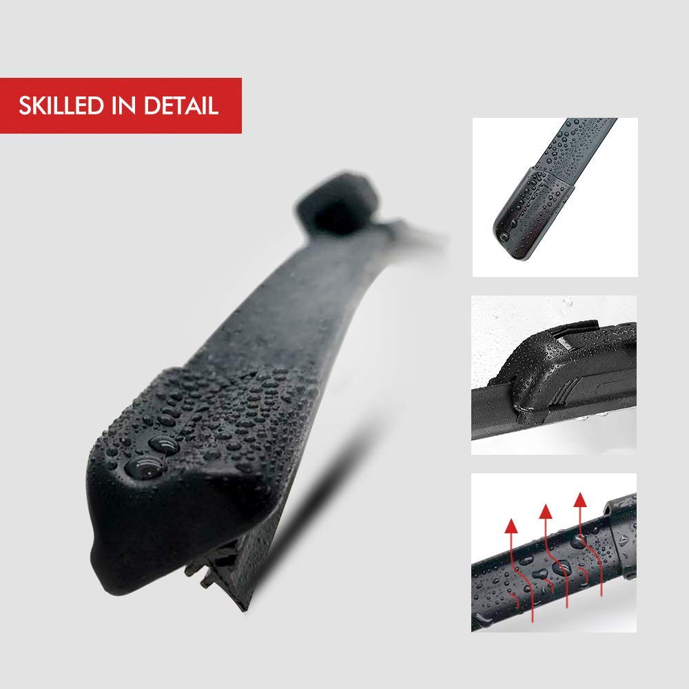 Photo of UTV Hand Operated Manual Windshield Wiper Kit by Kemimoto - Premium for UTVs / Side by Sides