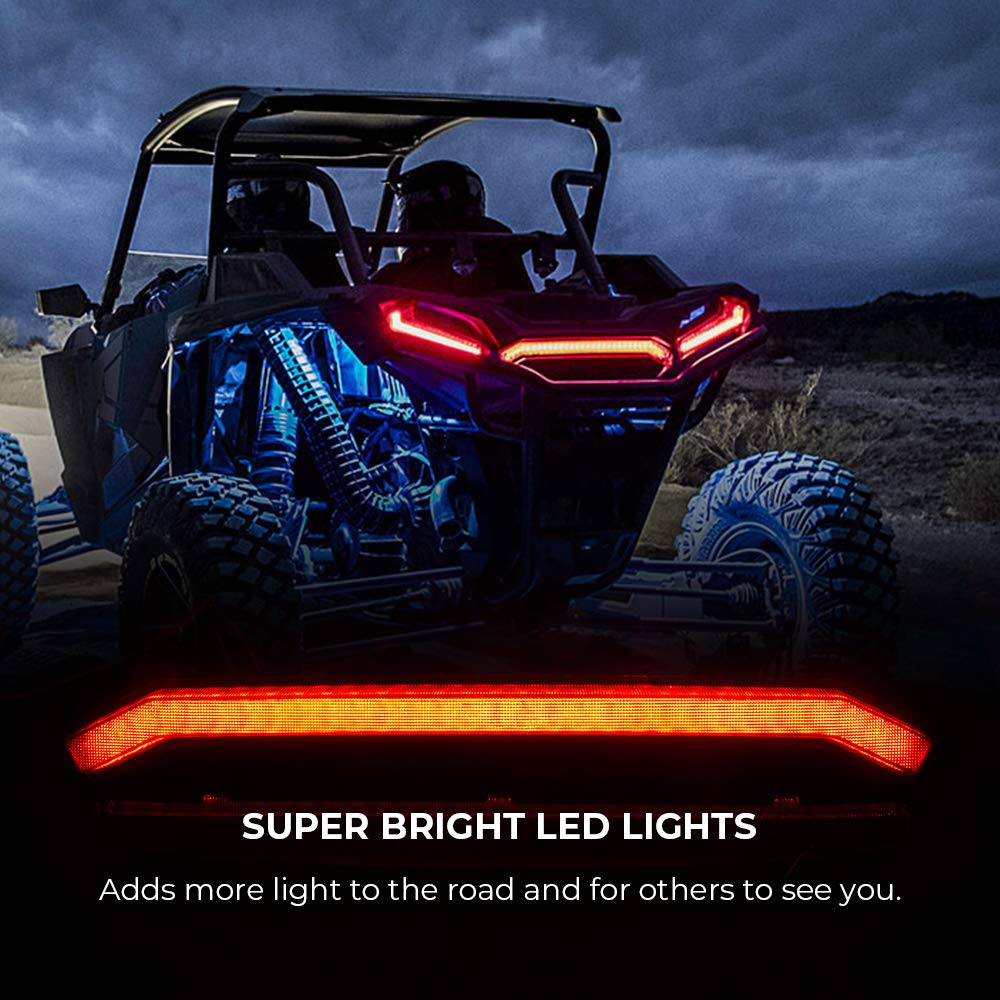 Photo of UTV Center Tail Brake Light for Polaris RZR RS1 1000 XP/ XP TURBO by Kemimoto - Premium for UTVs / Side by Sides