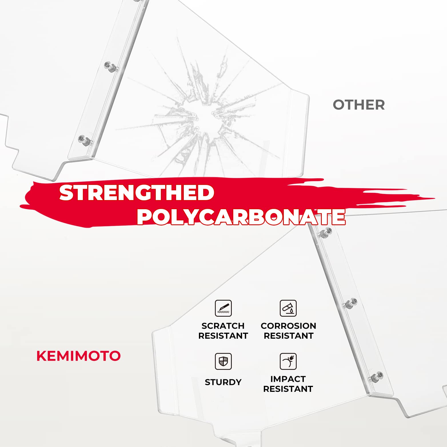 Photo of Kemimoto Full Cover & Windshield Wind Deflector for Polaris Slingshot by Kemimoto - Premium for UTVs / Side by Sides