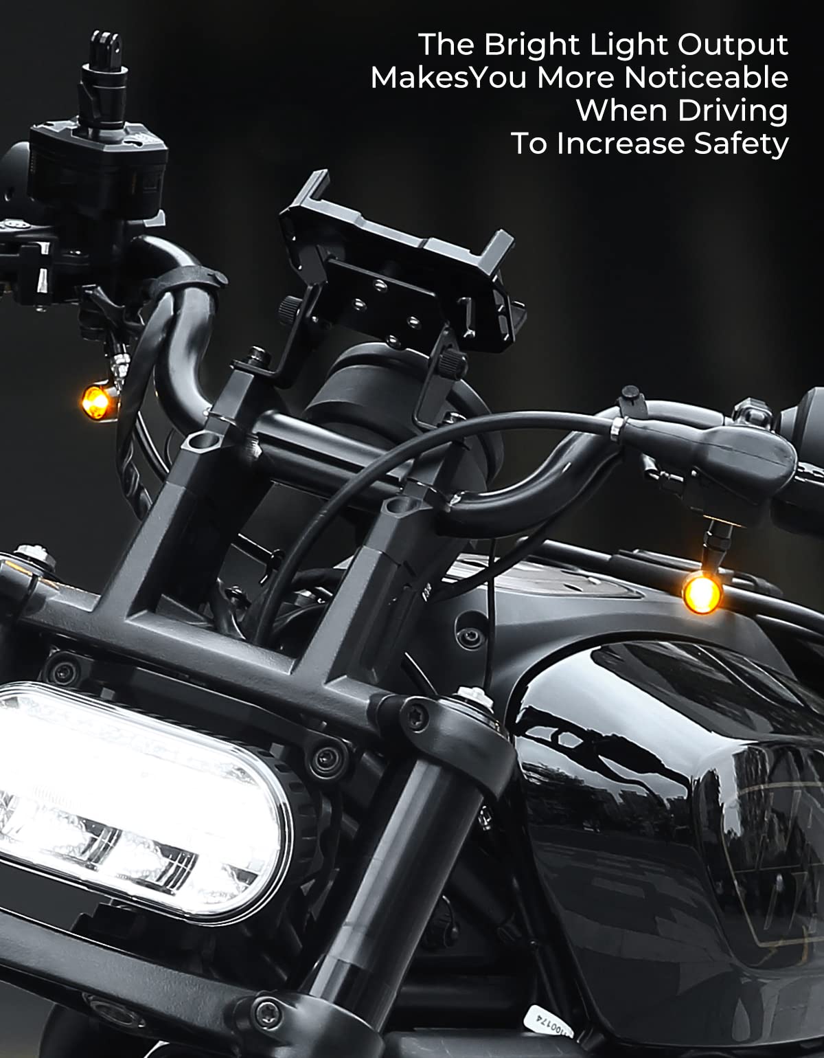 Photo of Motorcycle Turn Signal Fit SS1250 Sportster S 1250 by Kemimoto - Premium for UTVs / Side by Sides