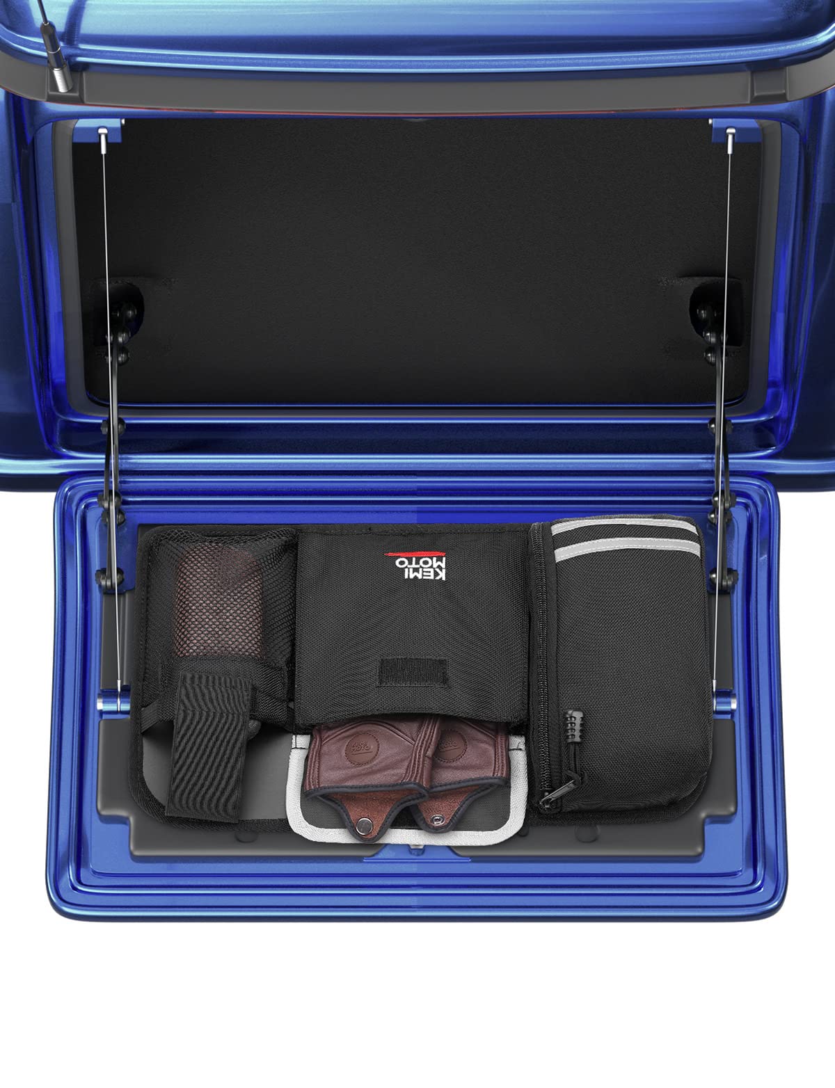 Photo of Trunk Lid Organizer for Tri Glide Freewheeler Accessories 2009-2024 by Kemimoto - Premium for UTVs / Side by Sides