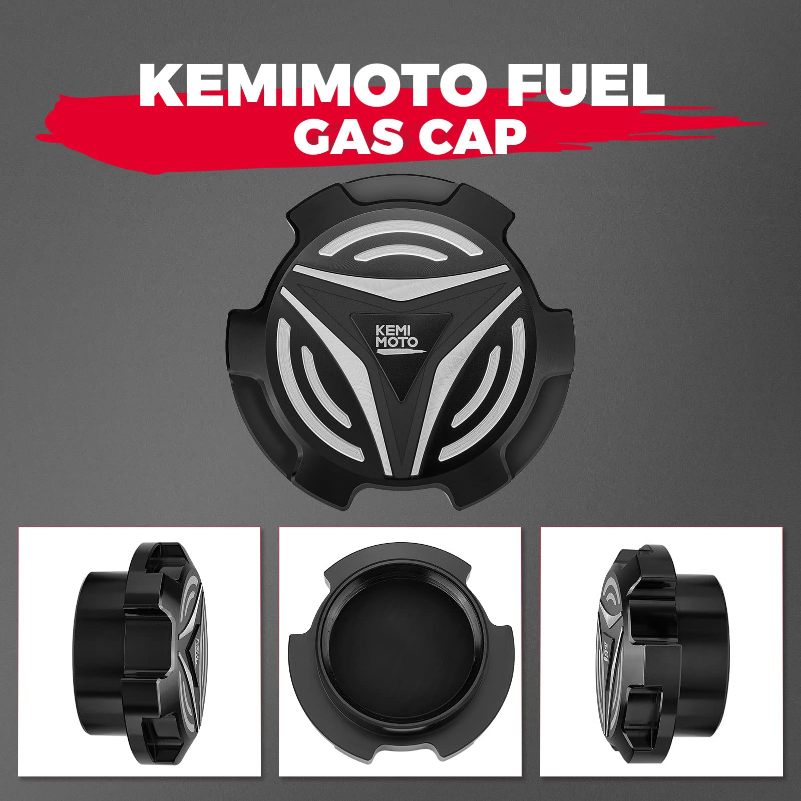 Photo of Side Storage Bags & Aluminum Gas Cap for Polaris Slingshot by Kemimoto - Premium for UTVs / Side by Sides
