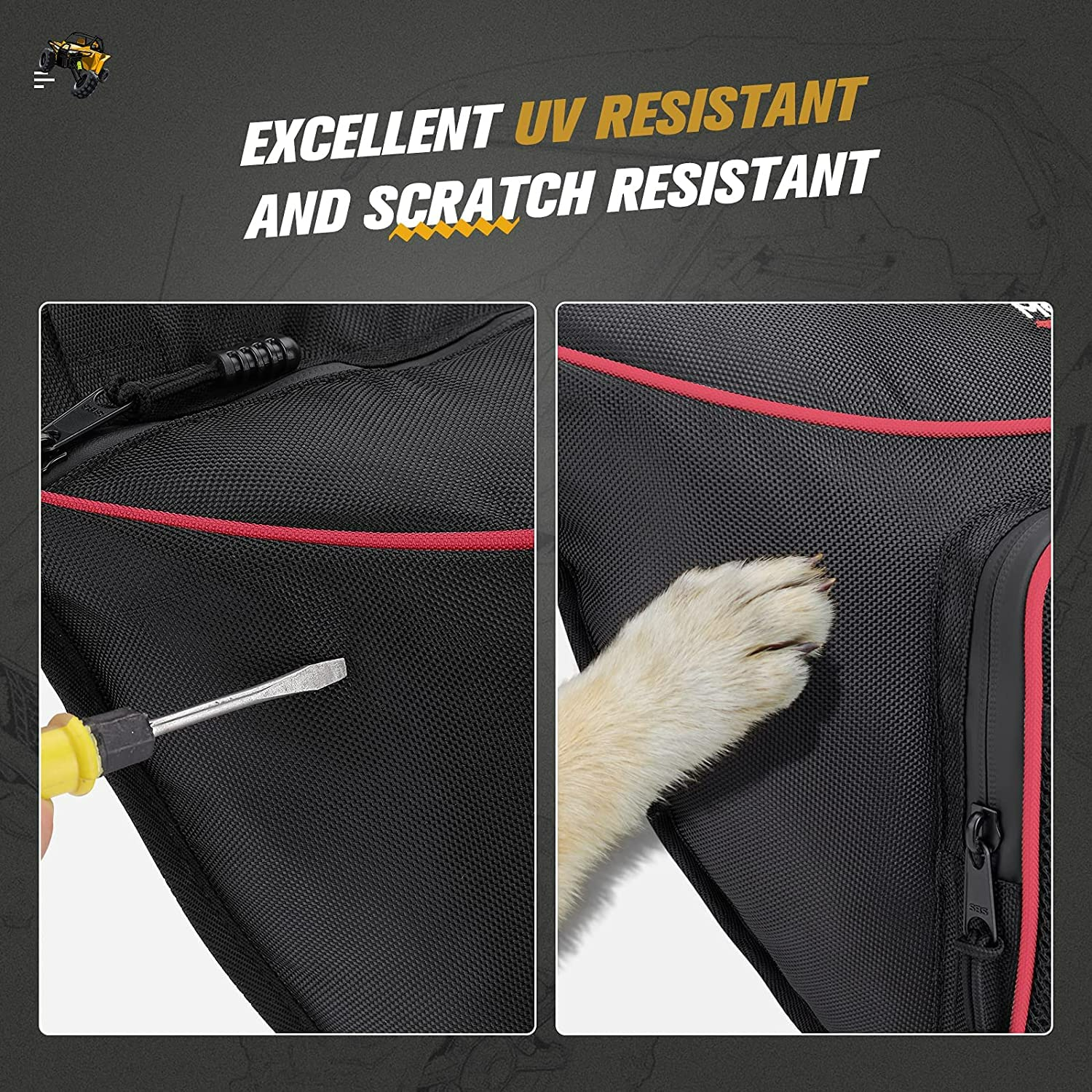 Photo of Storage Bag Set (5 PCS) for Polaris RZR by Kemimoto - Premium for UTVs / Side by Sides