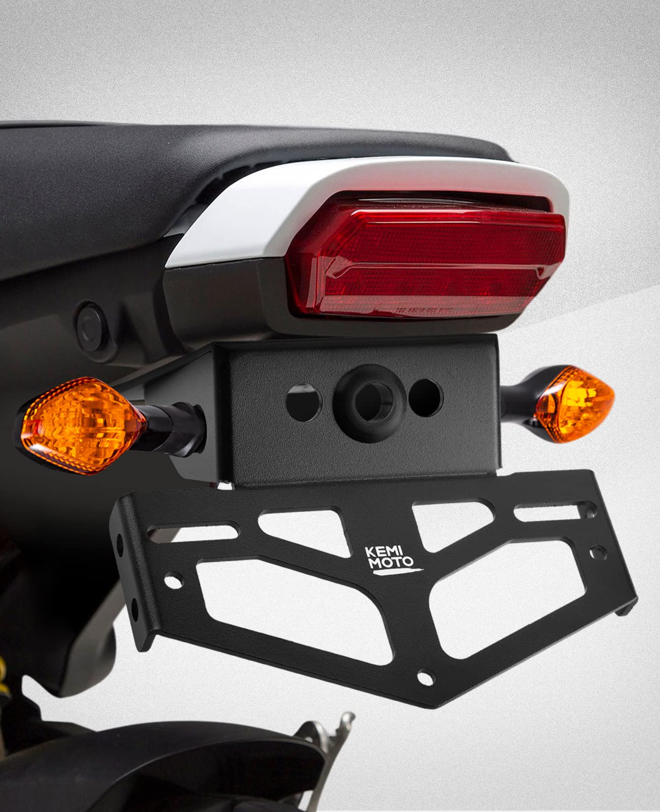 Photo of License Plate Bracket for Grom MSX125 (2022-2025) by Kemimoto - Premium for UTVs / Side by Sides