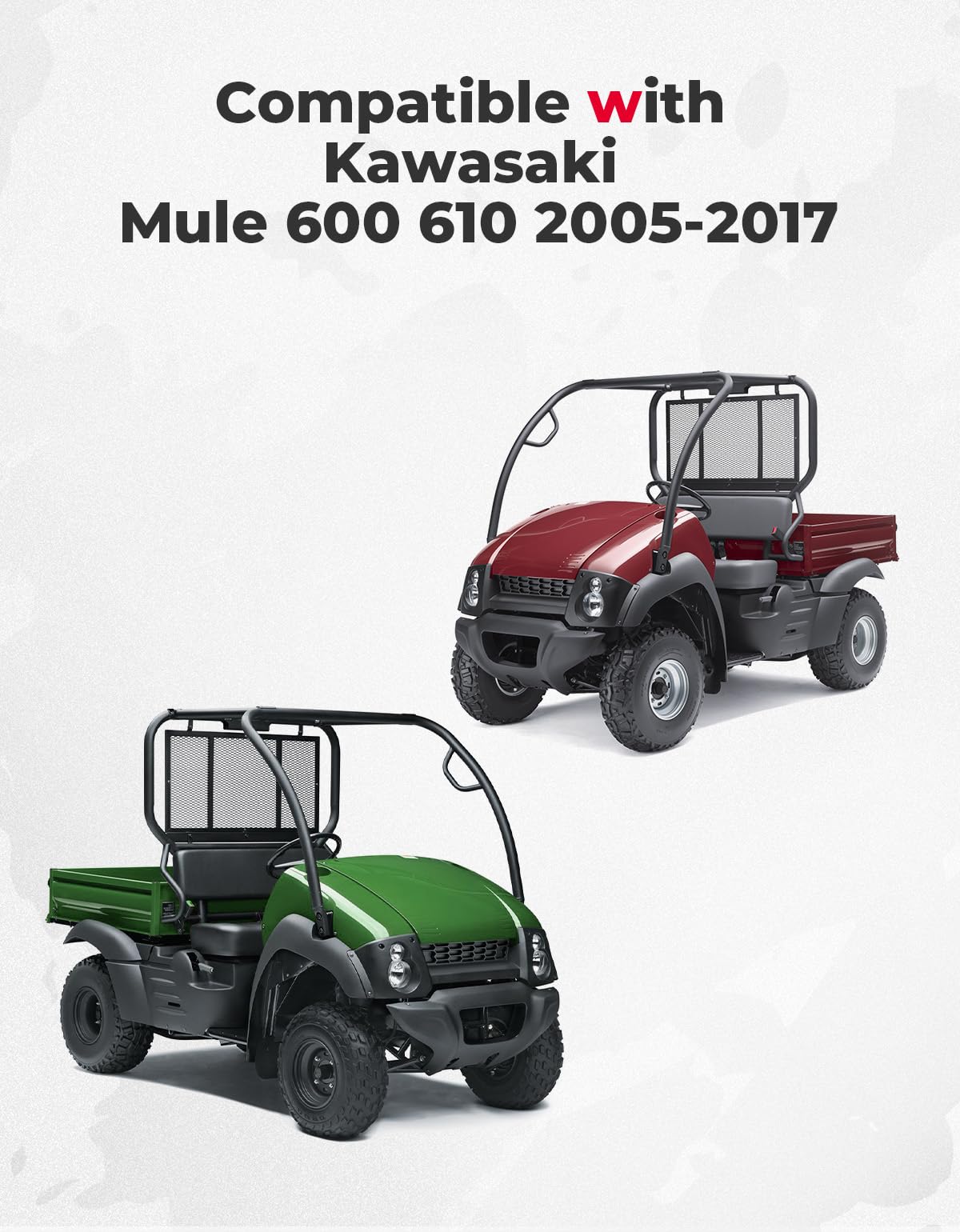 Photo of Camo Bench Seat Cover for Kawasaki Mule 610 600 600D by Kemimoto - Premium for UTVs / Side by Sides