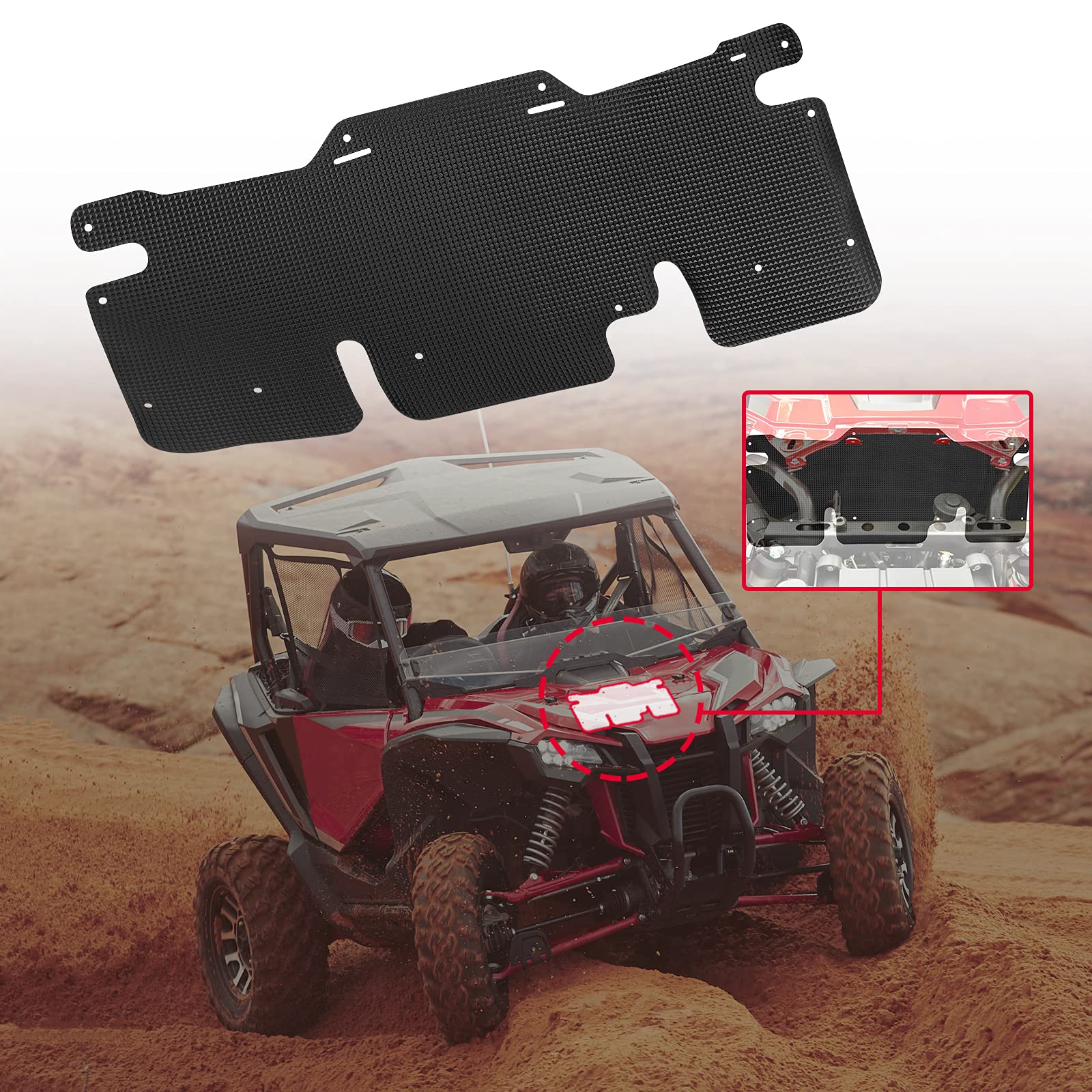 Photo of Fender Flares Mud Guards Mud Flaps For Talon 1000r 1000x 1000x-4 by Kemimoto - Premium for UTVs / Side by Sides
