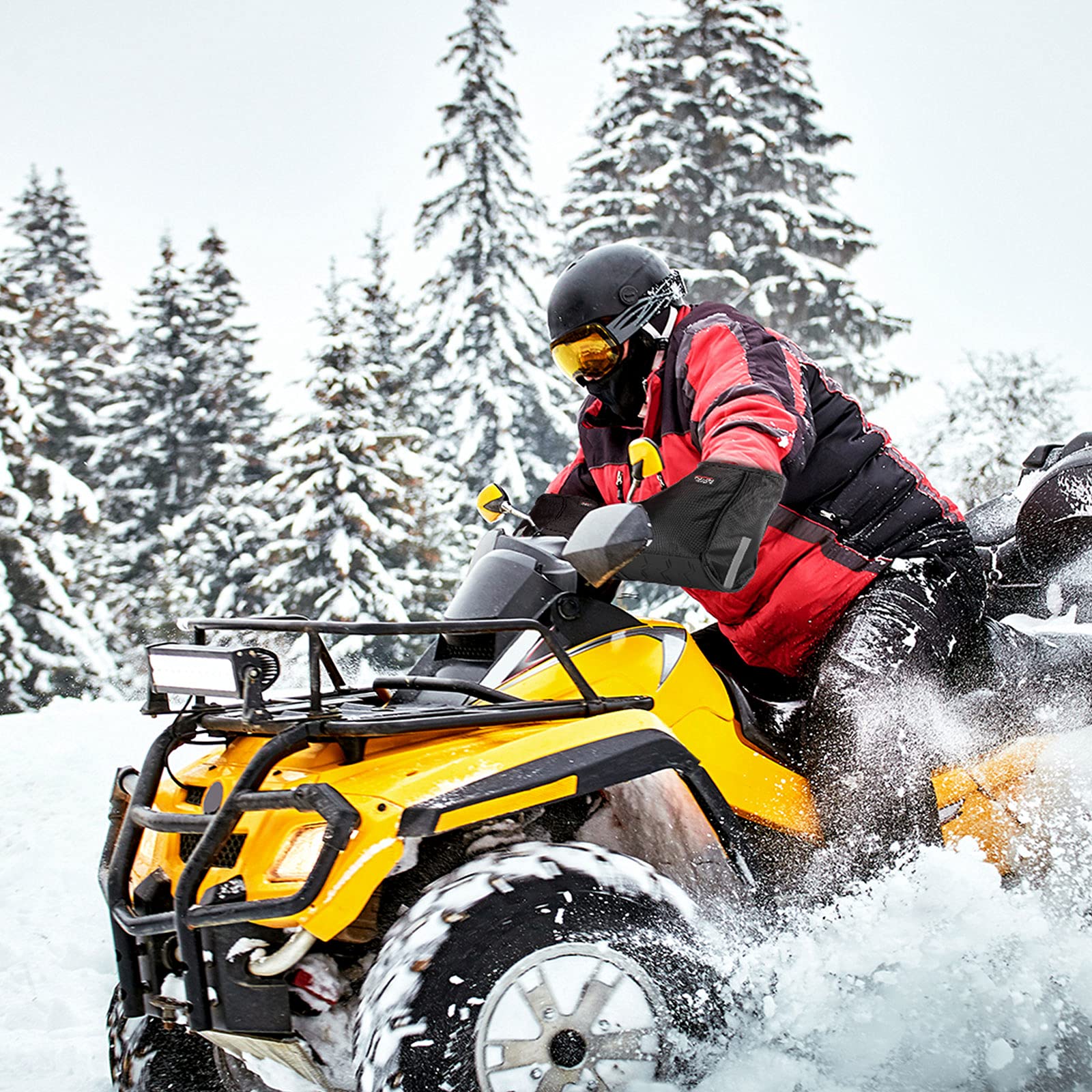 Photo of Snowmobile /ATV Handlebar Muffs by Kemimoto - Premium for UTVs / Side by Sides