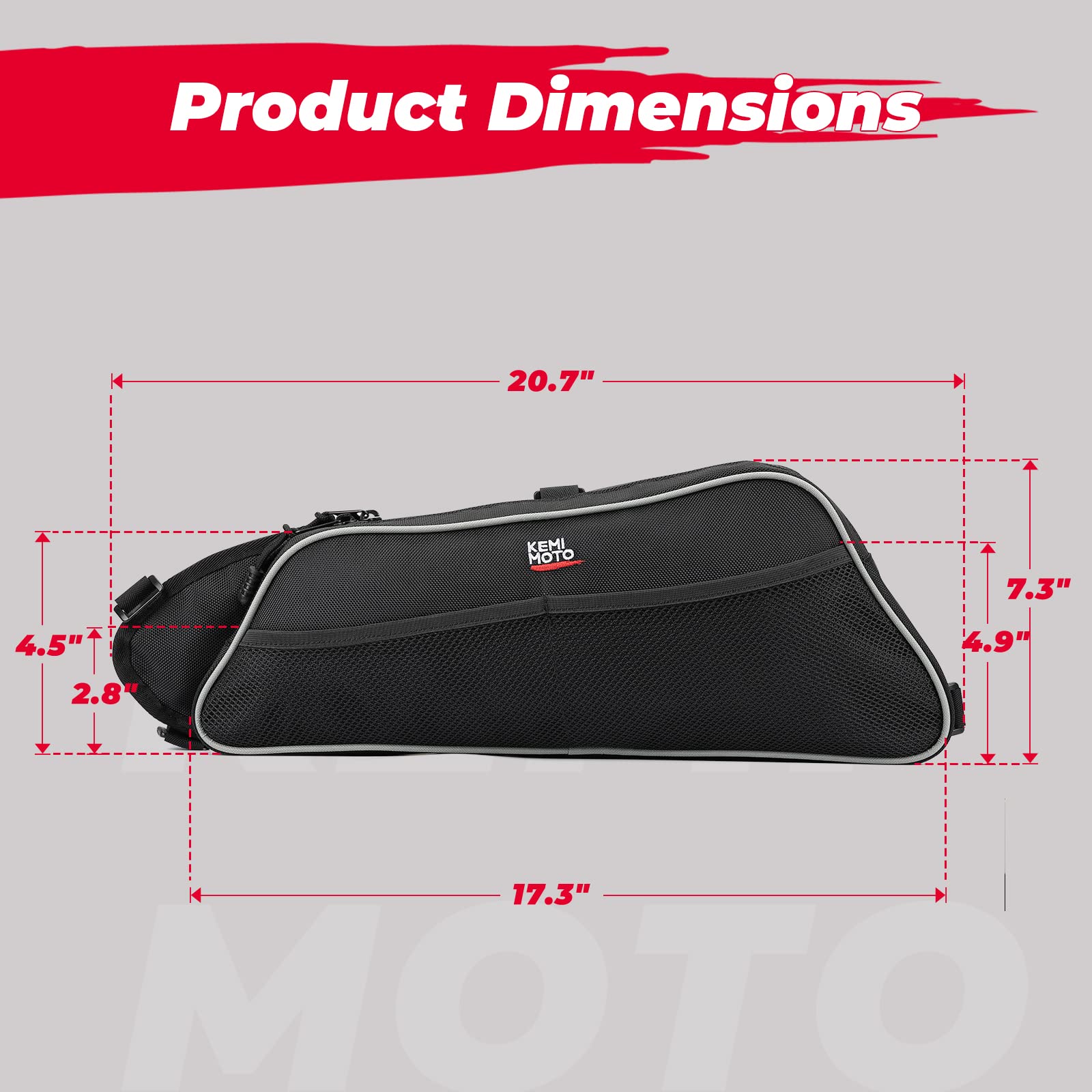 Photo of Lower Door Storage Bags for Can Am Maverick X3/MAX - Set of Two by Kemimoto - Premium for UTVs / Side by Sides