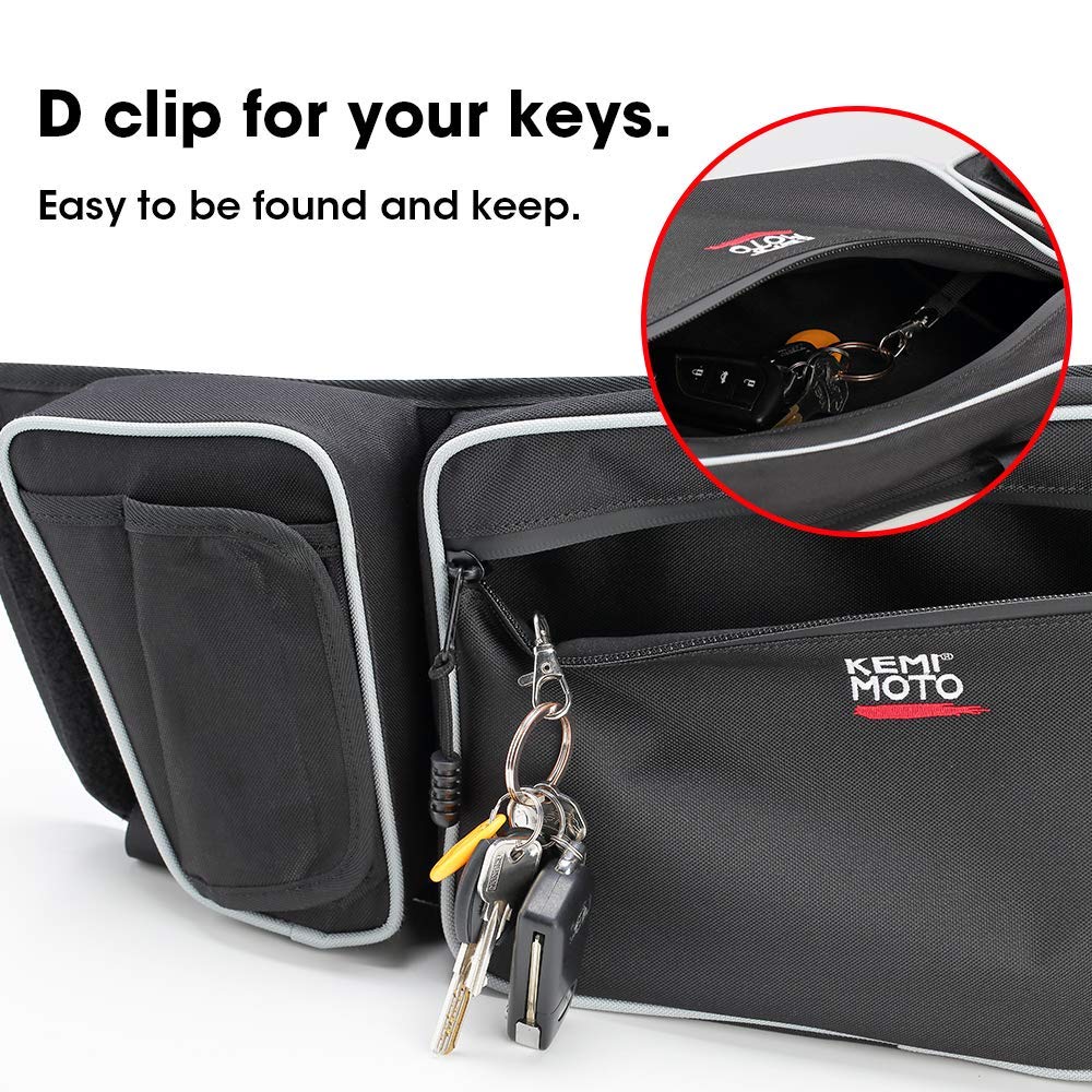 Photo of Storage Door Bags with Removable Knee Pad for Can Am Maverick X3 by Kemimoto - Premium for UTVs / Side by Sides
