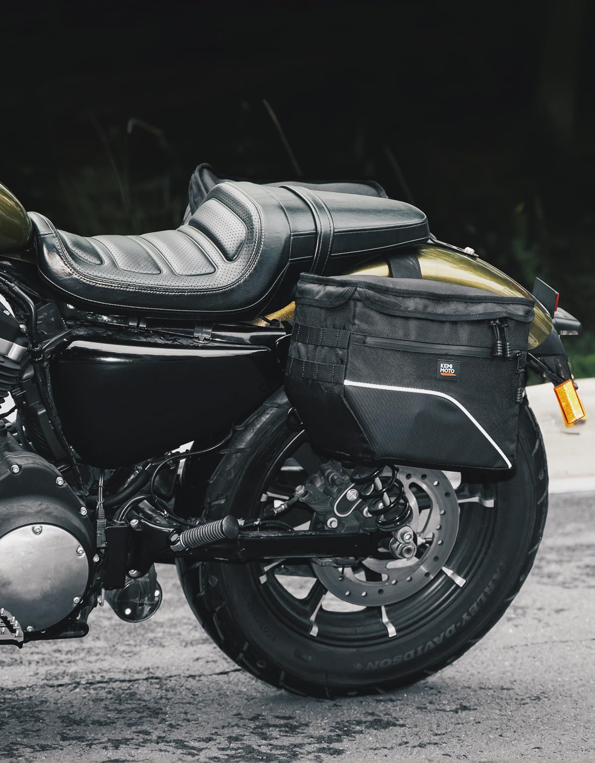 Photo of Upgrade Motorcycle 26L Universal Middle-Sized Saddle Bags by Kemimoto - Premium for UTVs / Side by Sides