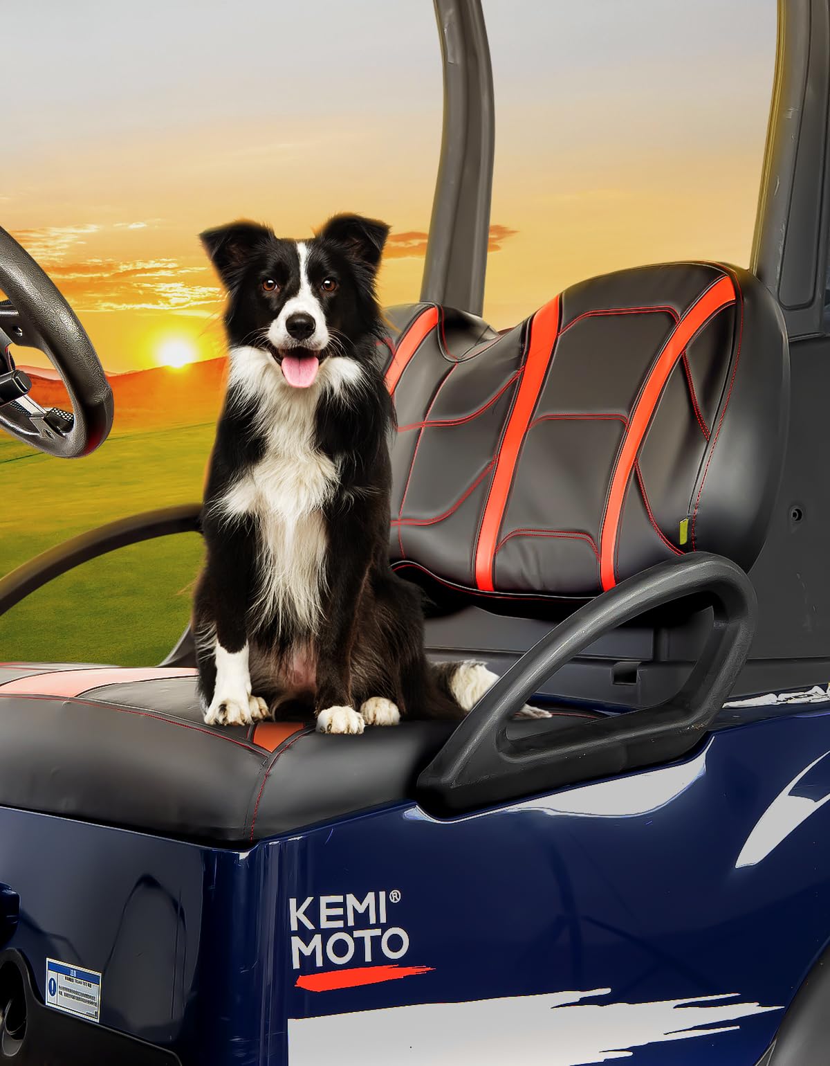 Photo of Seat Covers for Club Car Precedent, Tempo, Onward OEM by Kemimoto - Premium for UTVs / Side by Sides