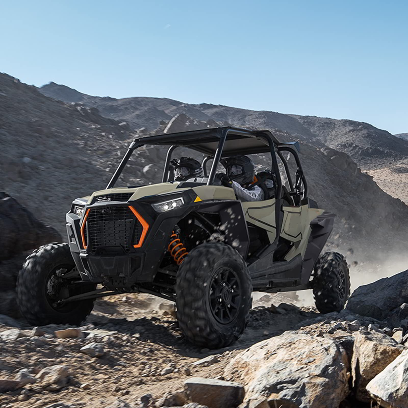 Photo of Fender Flares 8.5 Inch Mud Flap for Polaris RZR XP 1000/4 by Kemimoto - Premium for UTVs / Side by Sides