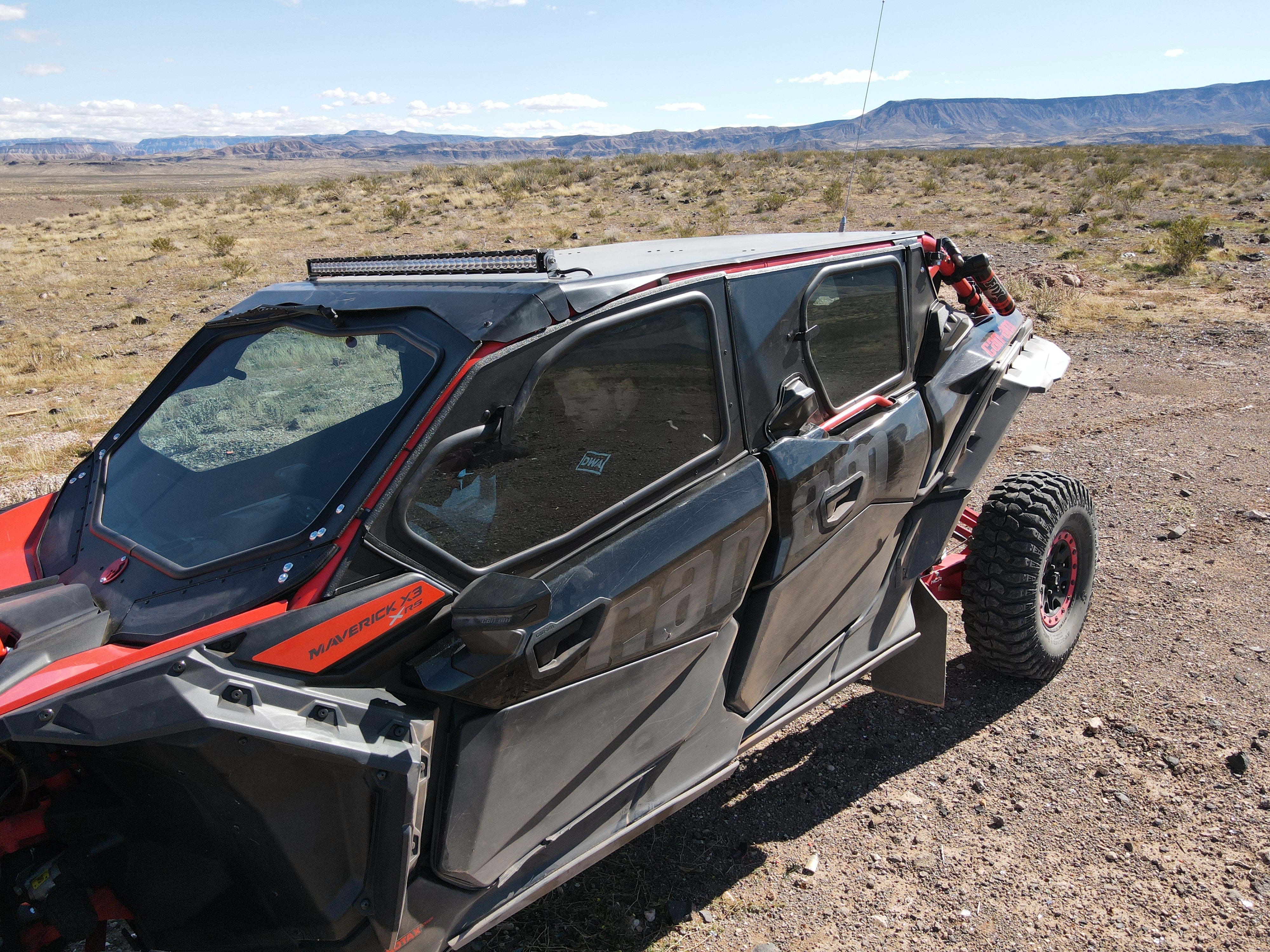 Photo of CANAM X3 4-SEAT Cab Enclosure "THE VAULT" Upper Side Doors & Panels (patent pending) by Dirt Warrior Accessories - Premium VAULT for UTVs / Side by Sides