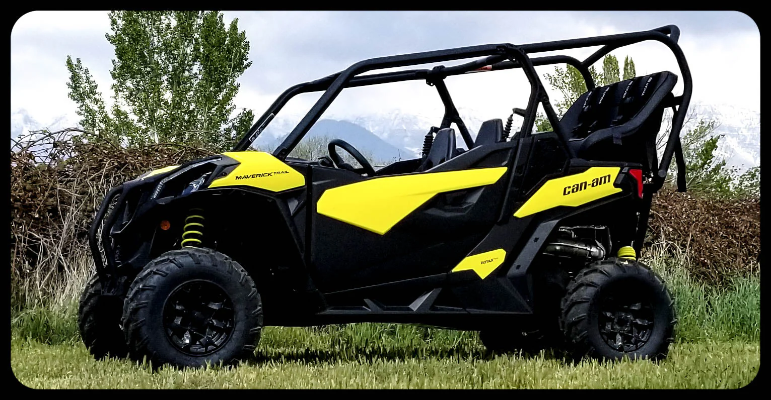 Maverick Sport Max Rear Bench and Roll Cage Kit (2020-2024)