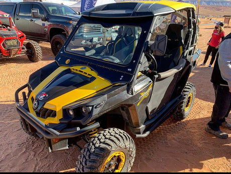 Photo of CANAM COMMANDER FRONT WINDSHIELD 2010-2020 by Dirt Warrior Accessories - Premium WINDSHIELD for UTVs / Side by Sides