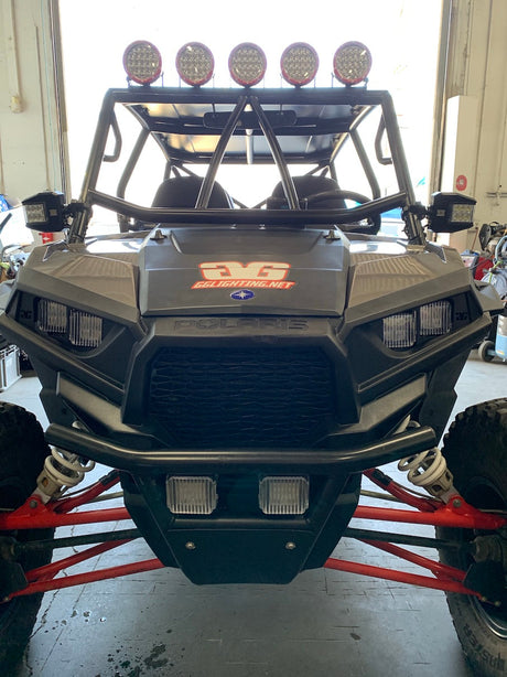 Photo of 2014+ RZR XP1000 Headlight Pod Conversion Headlight Mounts by GGLighting - Premium Vehicle Mount for UTVs / Side by Sides