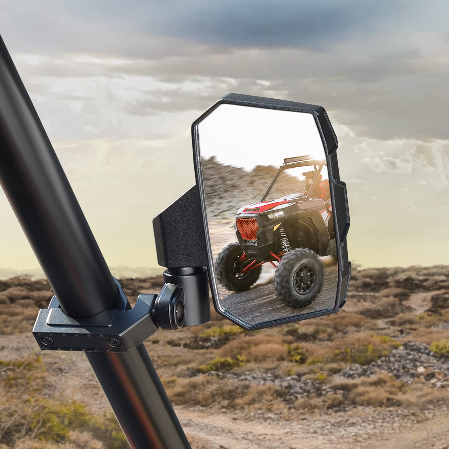 Photo of UTV Side Mirrors for Yamaha Rhino by Kemimoto - Premium for UTVs / Side by Sides