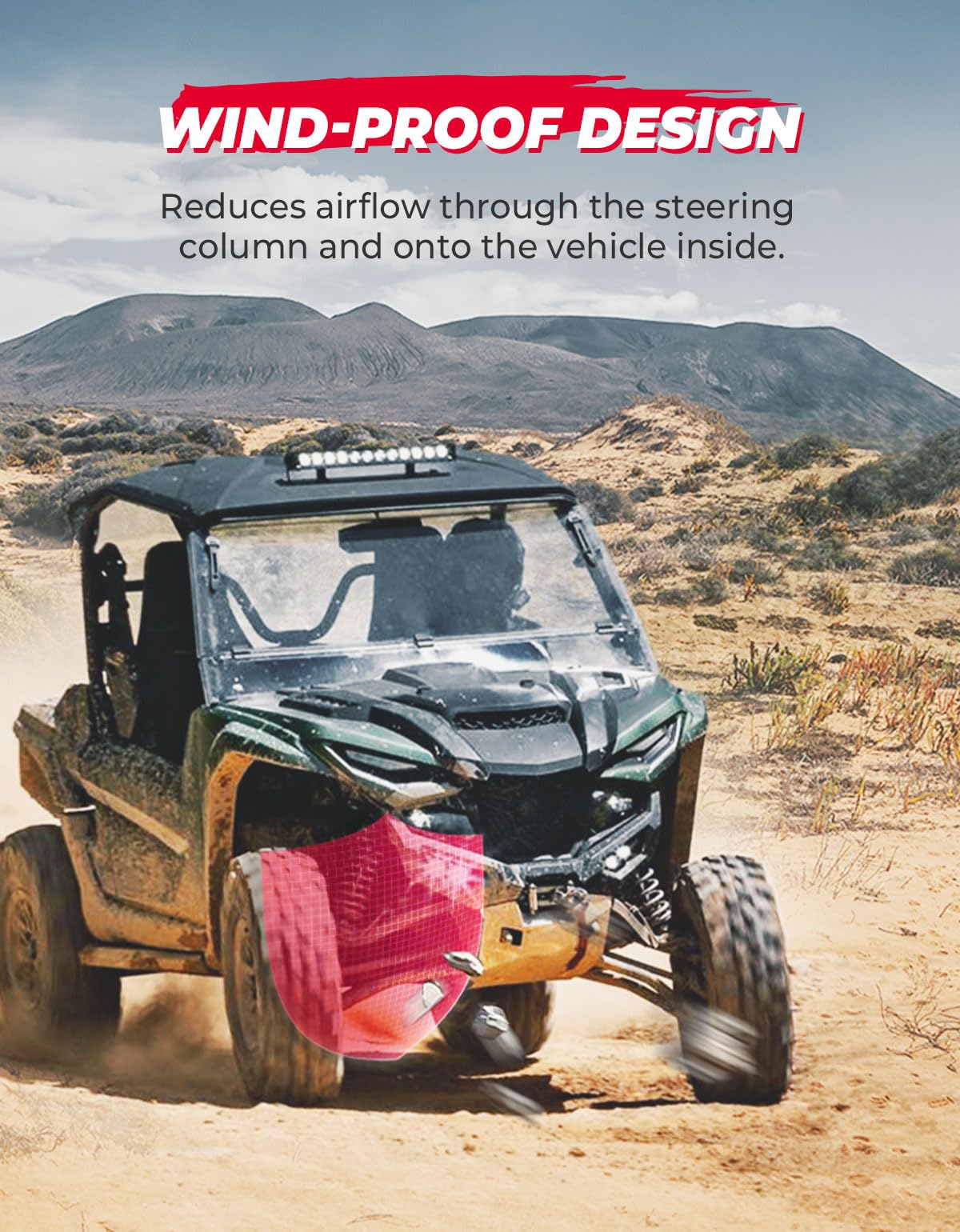Photo of Mudguard Fender Flares Splash Guard for Yamaha Wolverine by Kemimoto - Premium for UTVs / Side by Sides