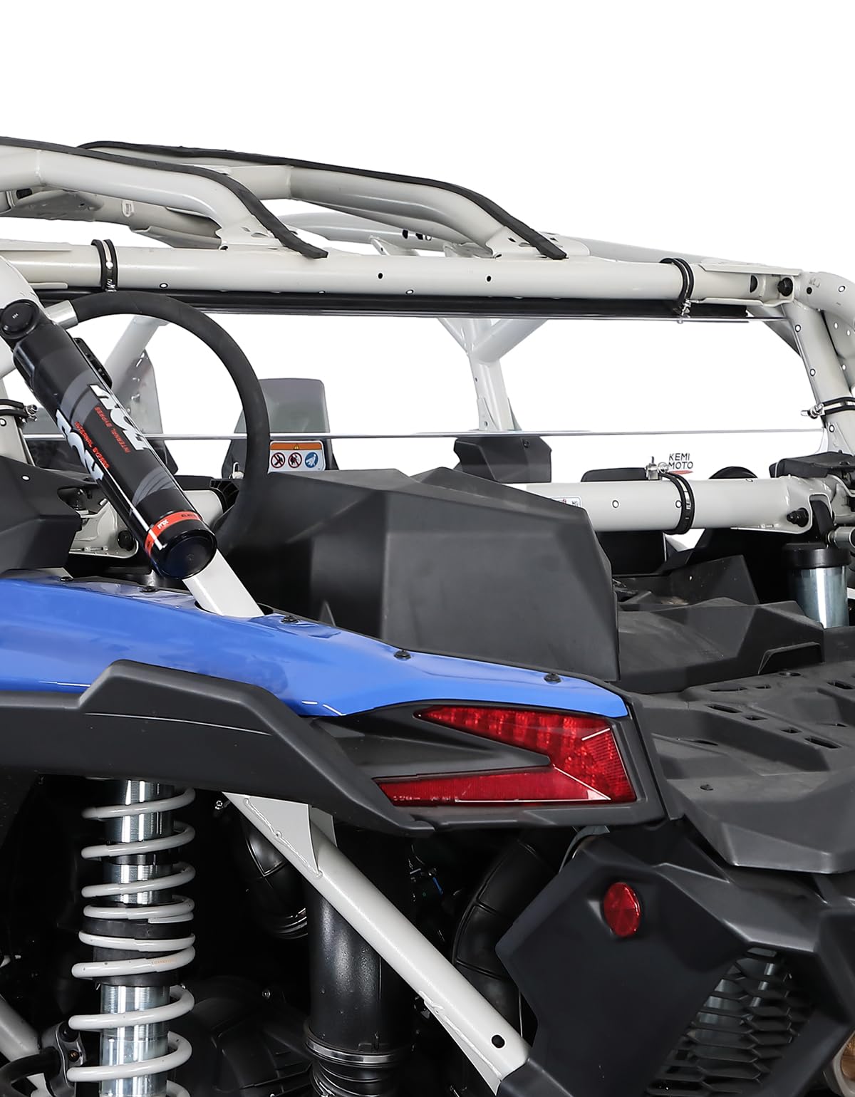Photo of Upgraded Sealing Rear Windshield for Can-Am Maverick X3/ X3 MAX by Kemimoto - Premium for UTVs / Side by Sides