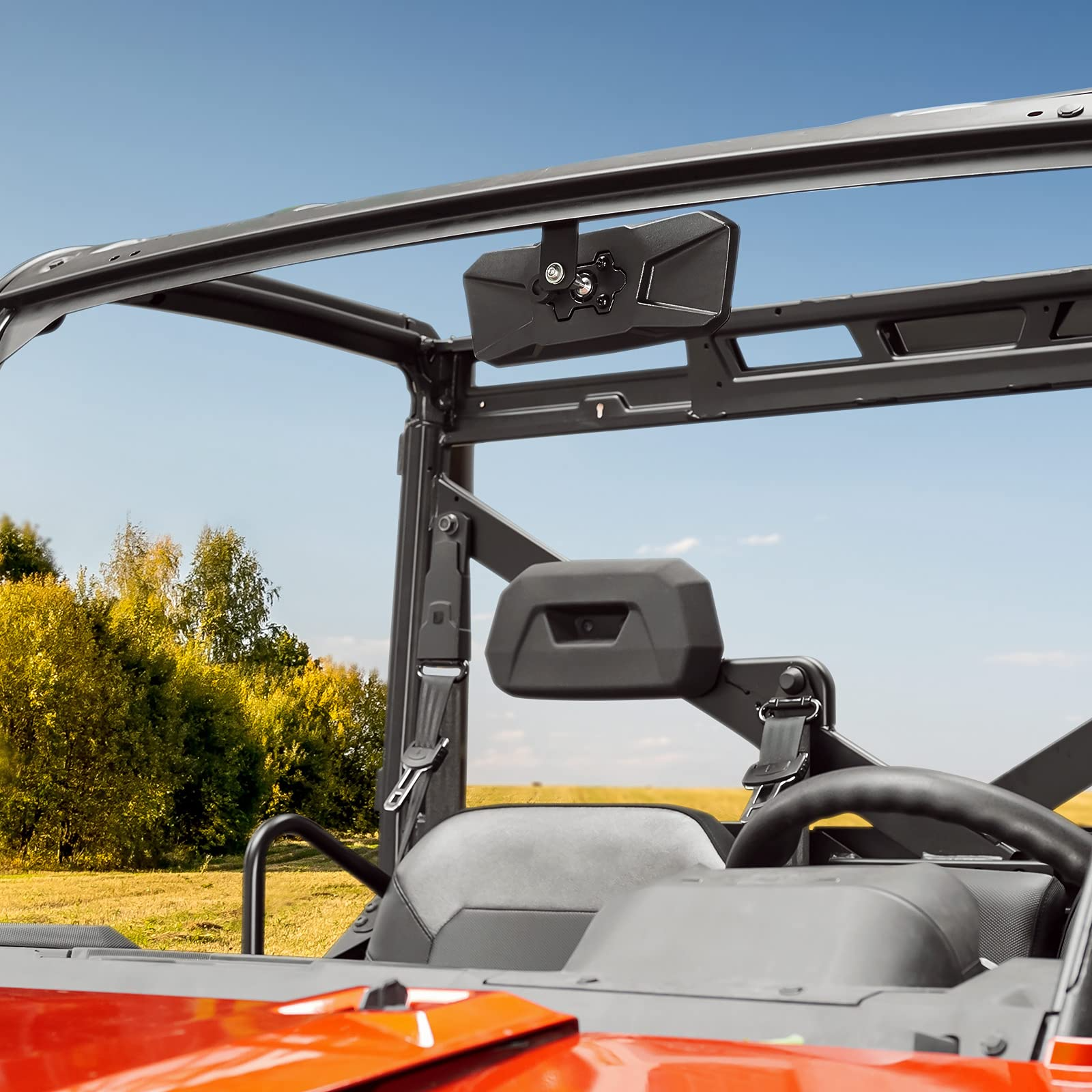 Photo of Rear View Mirror for Polaris Ranger 500/570/900 XP S/1000 XP by Kemimoto - Premium for UTVs / Side by Sides
