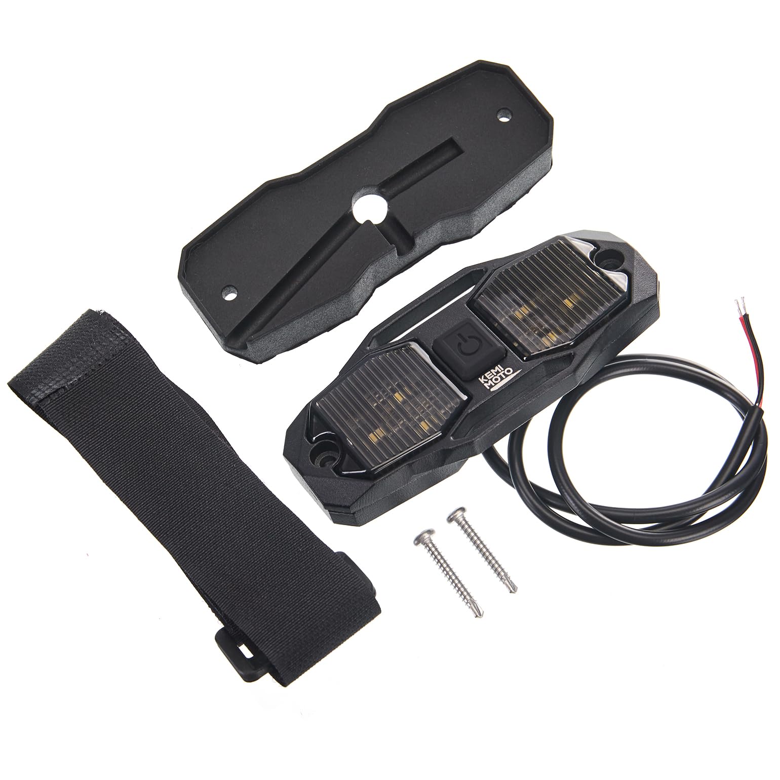 Photo of Universal Waterproof LED Light for Cab Roll Cage by Kemimoto - Premium for UTVs / Side by Sides