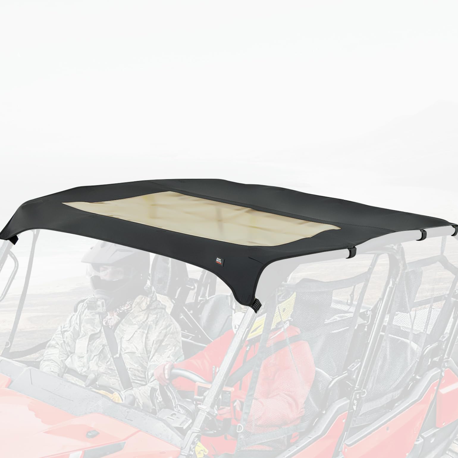 Photo of UTV Canvas Roof Water-Resistant Sunshade for Pioneer 1000-6 by Kemimoto - Premium for UTVs / Side by Sides