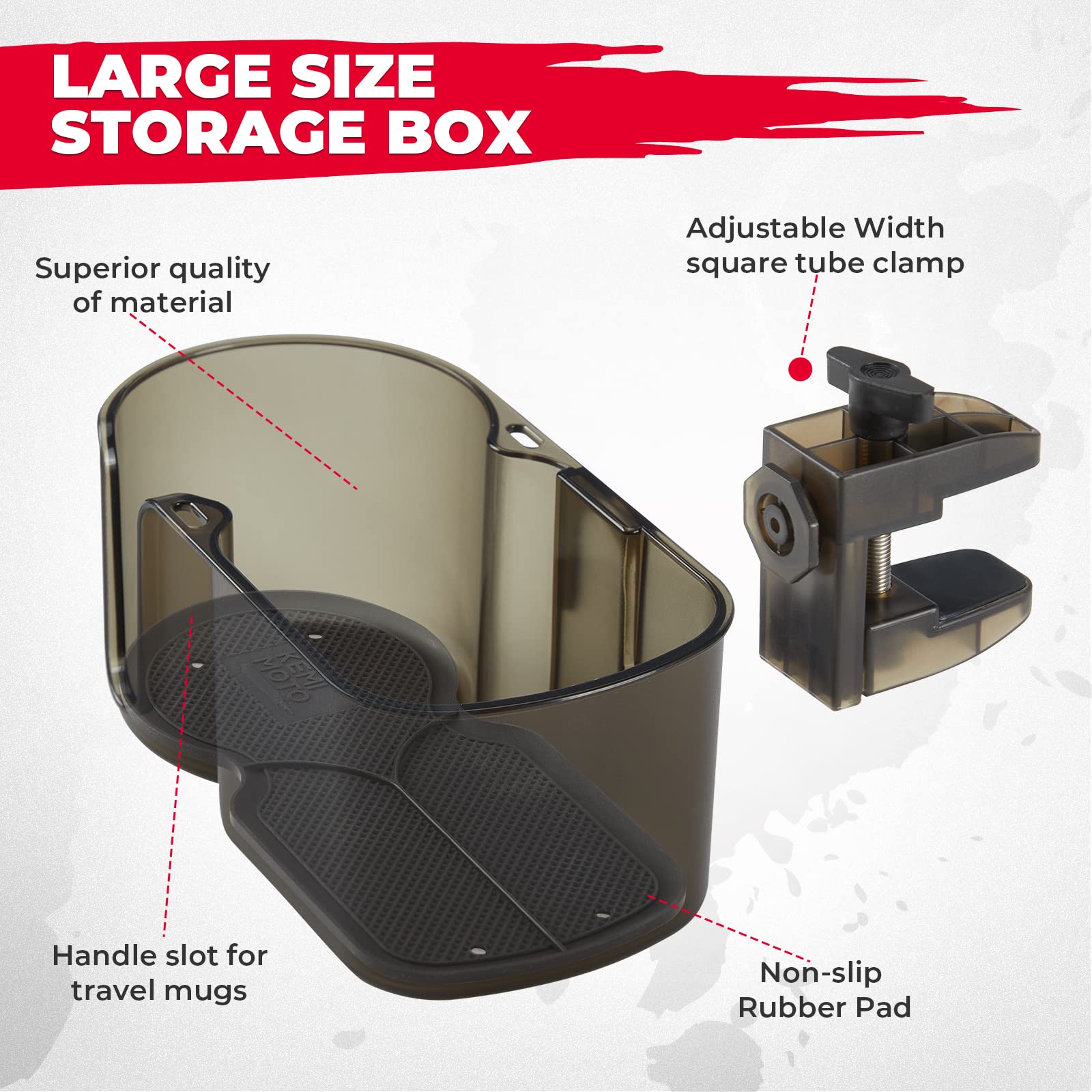 Photo of Kemimoto Desk Cup Holder for Office Table, Lawn Chair, Golf Cart by Kemimoto - Premium for UTVs / Side by Sides