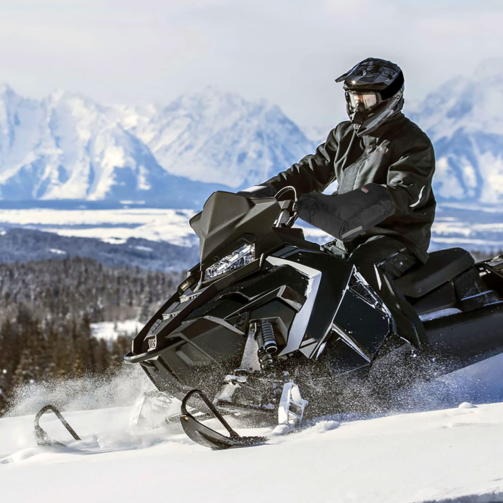Photo of Snowmobile /ATV Handlebar Muffs by Kemimoto - Premium for UTVs / Side by Sides