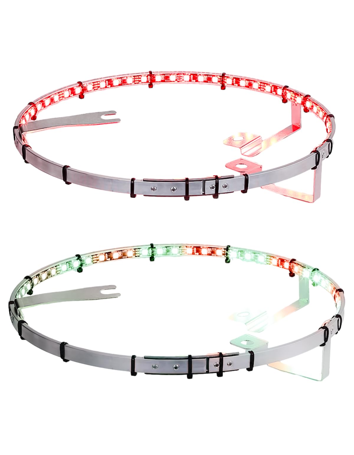 Photo of UTV Wheel Ring Lights Kit w/RGB Chasing Color for Polaris RZR PRO XP/4 2020-2024 by Kemimoto - Premium for UTVs / Side by Sides