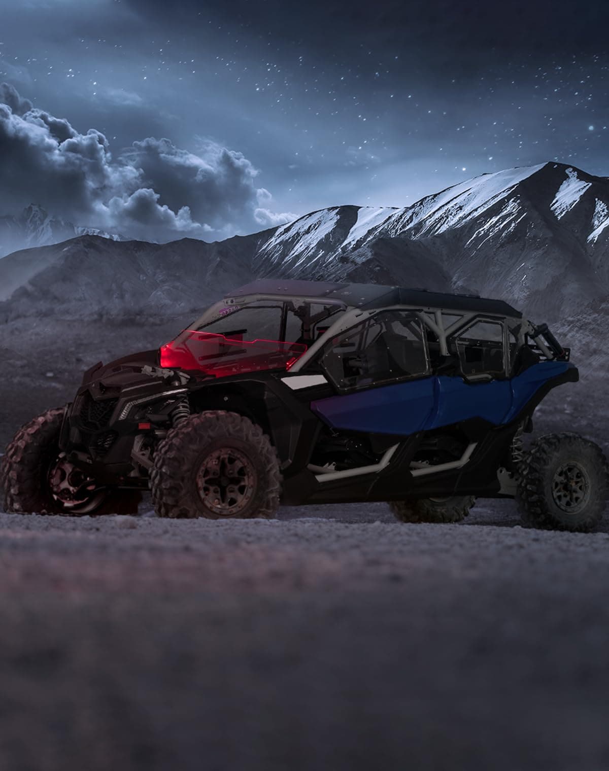 Photo of 60'' UTV Windshield RGB Light Strips for Maverick X3 / Defender / ZForce / UForce by Kemimoto - Premium for UTVs / Side by Sides