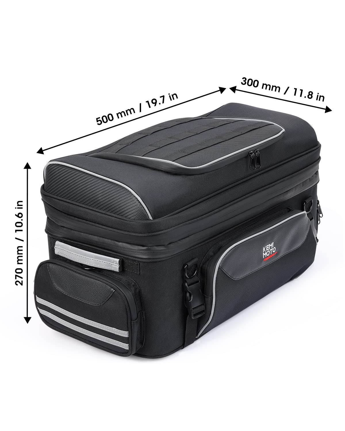 Photo of Motorcycle Luggage Tour-Pack Tail Duffle Bag for Road King Street Glide Road Glide by Kemimoto - Premium for UTVs / Side by Sides