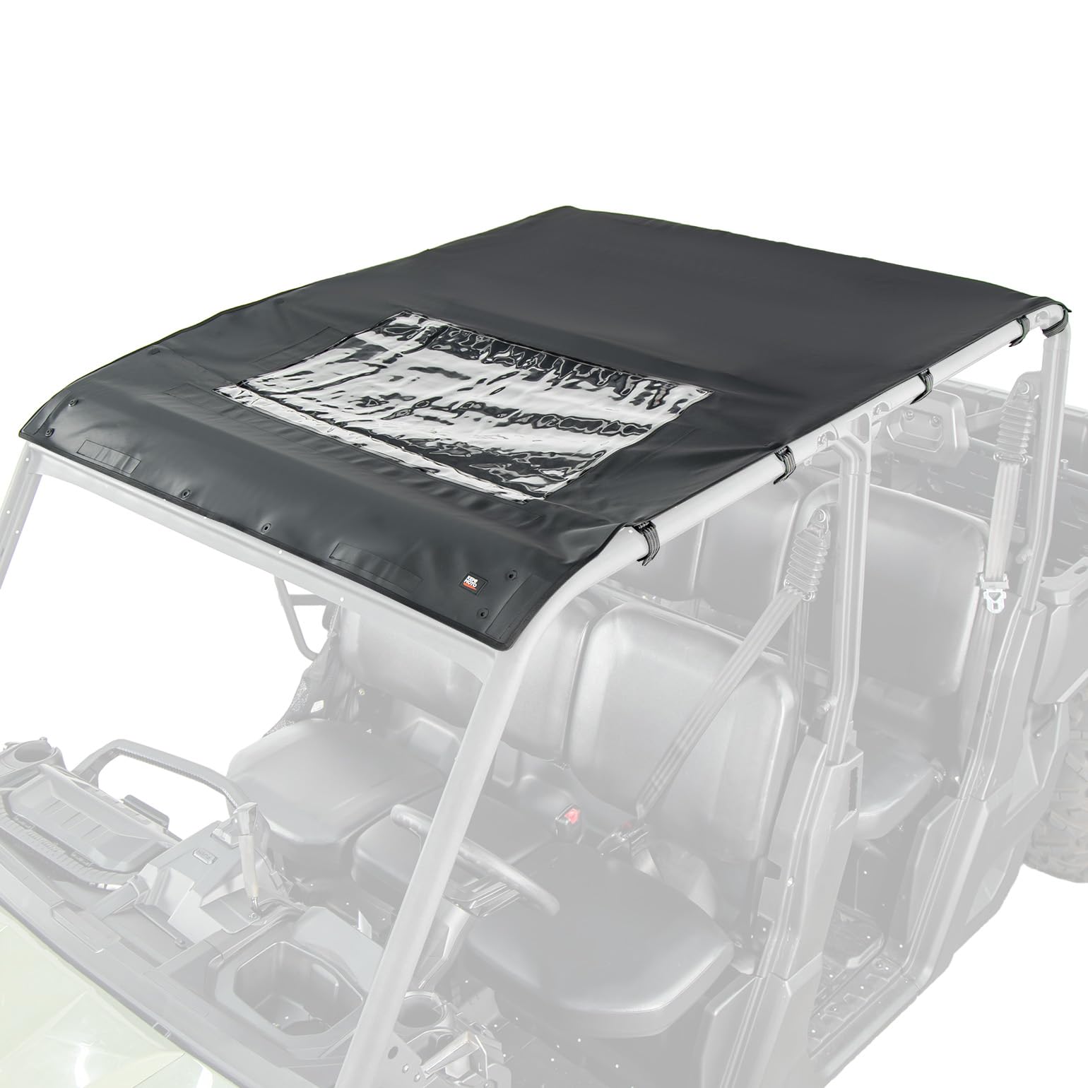Photo of Soft Roof Top for Can-Am Defender Max HD5/8/10 by Kemimoto - Premium for UTVs / Side by Sides