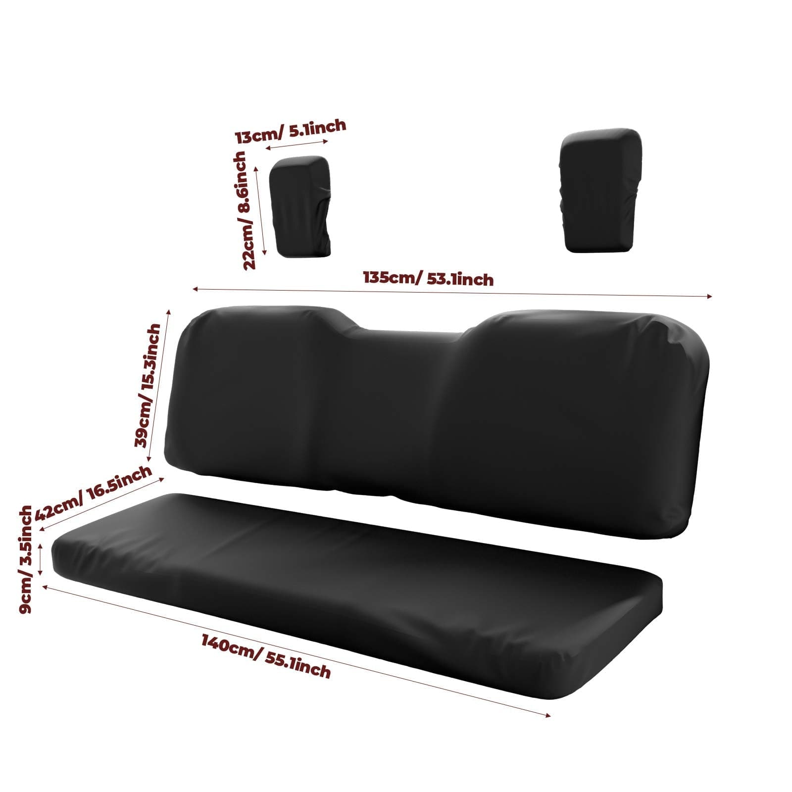Photo of Kemimoto Front Seat Cover for Honda Pioneer 1000/1000-5 2016-2024 by Kemimoto - Premium for UTVs / Side by Sides