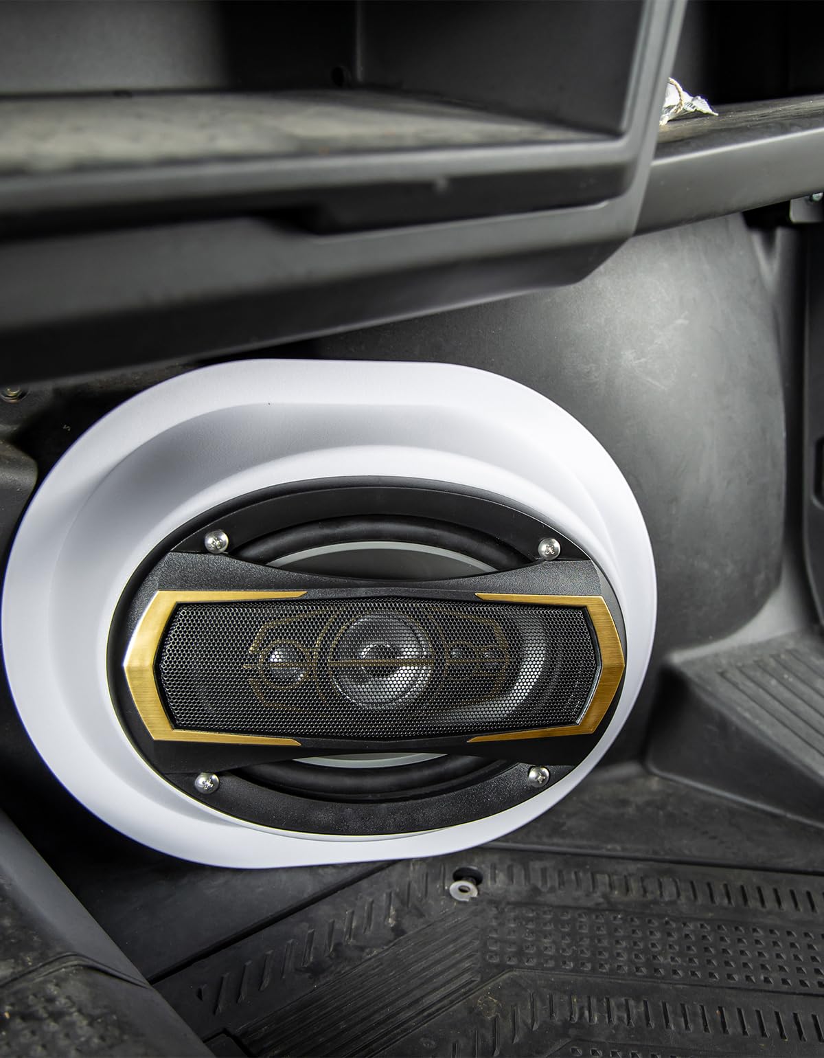Photo of Universal Angeled Speaker Pods for 6x9 Speakers (White, 2PCS) by Kemimoto - Premium for UTVs / Side by Sides