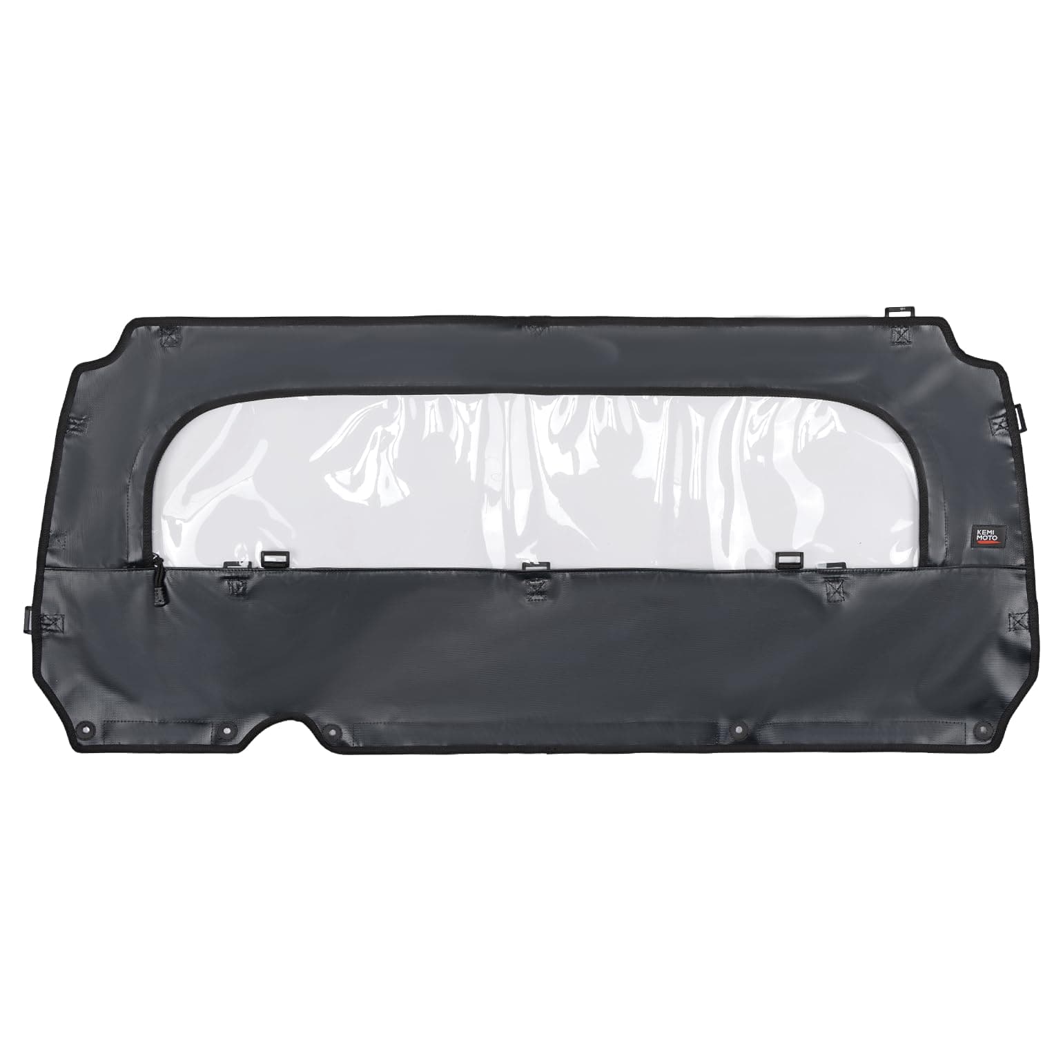 Photo of Rear Soft Windshield for Polaris RZR XP 1000 / XP 4 1000 2024-2025 by Kemimoto - Premium for UTVs / Side by Sides