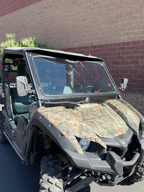 Photo of YAMAHA VIKING FRONT WINDSHIELD 700, EPS AND VI 2014+ by Dirt Warrior Accessories - Premium WINDSHIELD for UTVs / Side by Sides