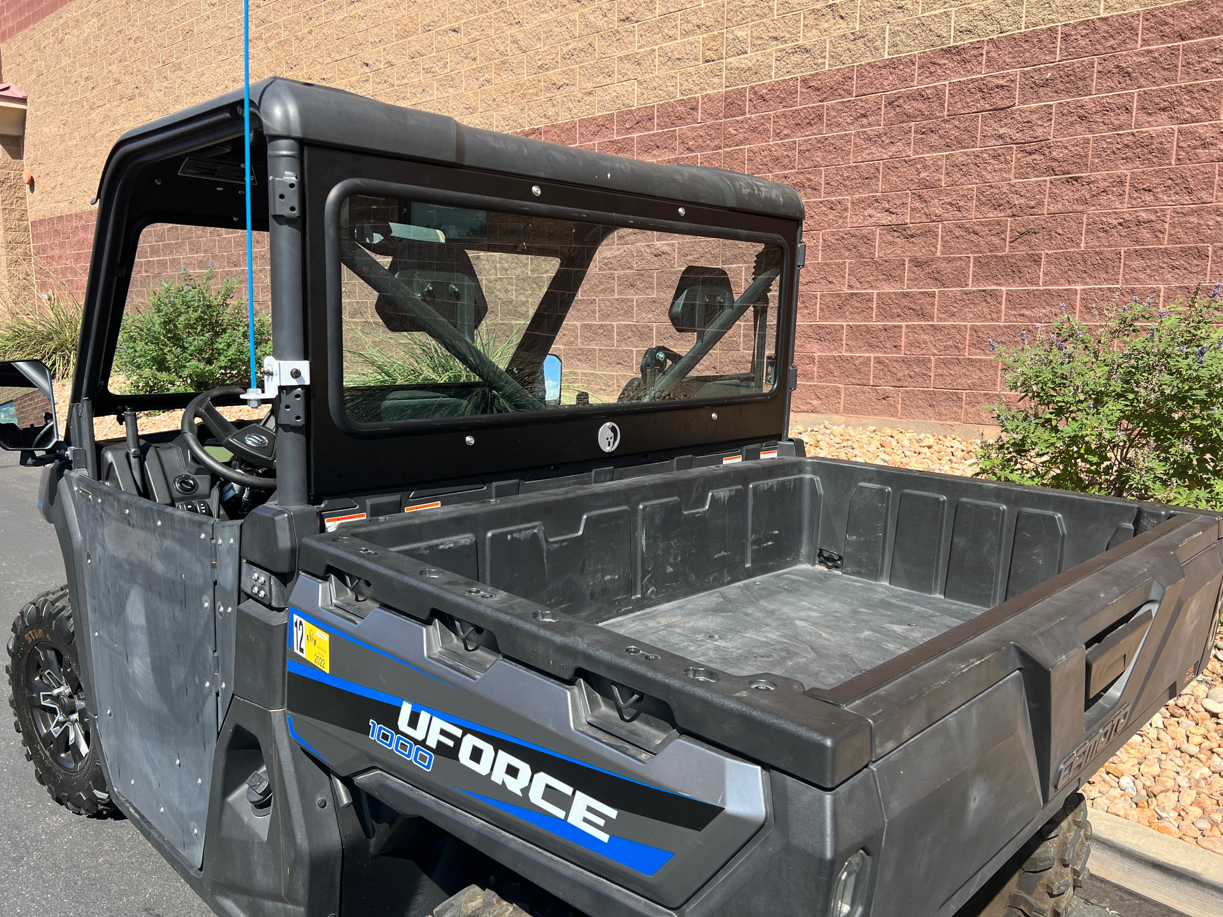 Photo of CF MOTO U Force 1000 REAR WINDSHIELD 2019+ by Dirt Warrior Accessories - Premium WINDSHIELD for UTVs / Side by Sides