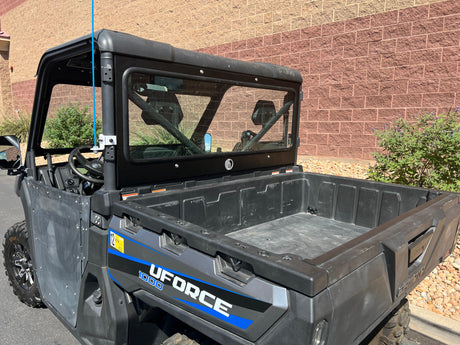 Photo of CF MOTO U Force 1000 REAR WINDSHIELD 2019+ by Dirt Warrior Accessories - Premium WINDSHIELD for UTVs / Side by Sides