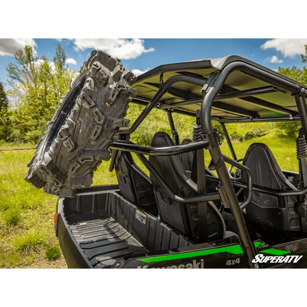 Photo of Kawasaki Teryx 4 Spare Tire Carrier by SuperATV - Premium Storage for UTVs / Side by Sides