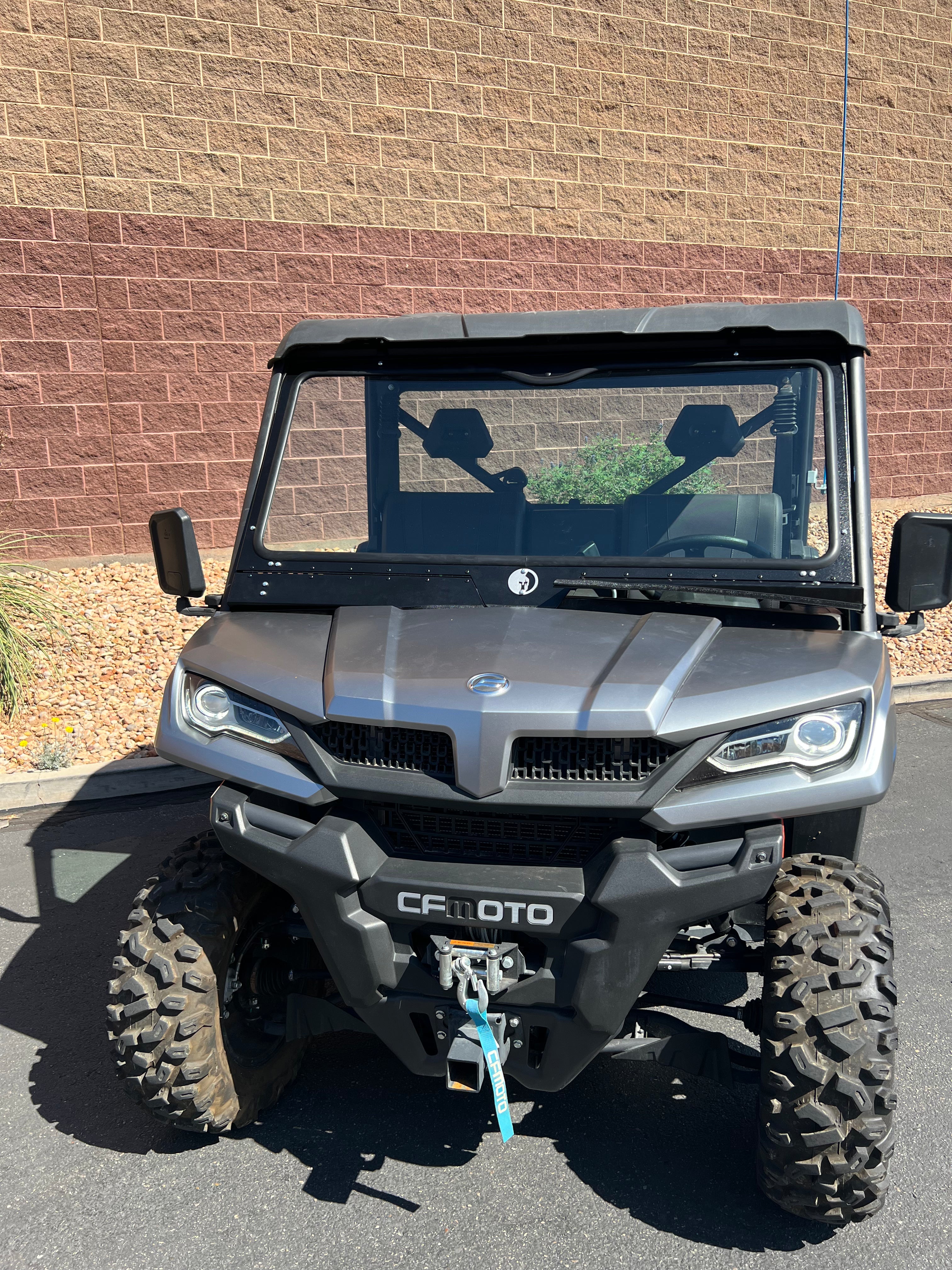 Photo of CF MOTO U FORCE 1000 FRONT WINDSHIELD 2019+ by Dirt Warrior Accessories - Premium WINDSHIELD for UTVs / Side by Sides