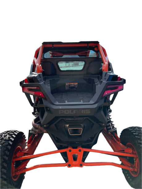 Photo of POLARIS RZR PRO R REAR WINDSHIELD W/ROCKFORD FOSGATE SYSTEM 2022-24 by Dirt Warrior Accessories - Premium WINDSHIELD for UTVs / Side by Sides