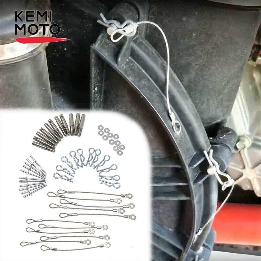 Photo of Quick-Release Clutch Cover Pins for Can Am Maverick X3 by Kemimoto - Premium for UTVs / Side by Sides