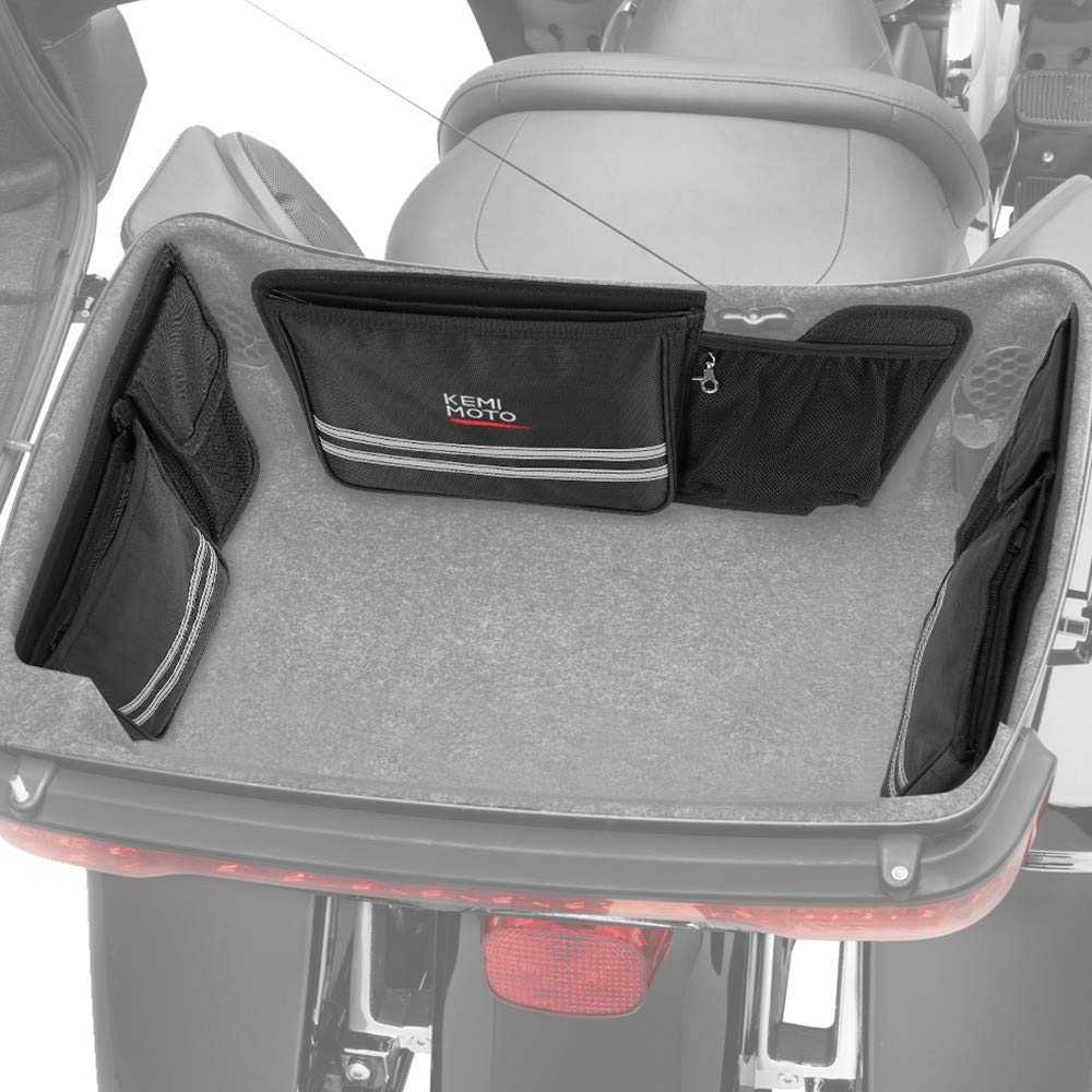 Photo of Street Glide Tour Pak Organizer for Electra Glide Road King Road Glide by Kemimoto - Premium for UTVs / Side by Sides